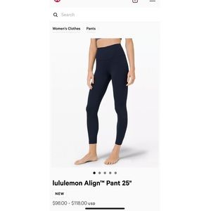 lululemon Align™ Pant 25"